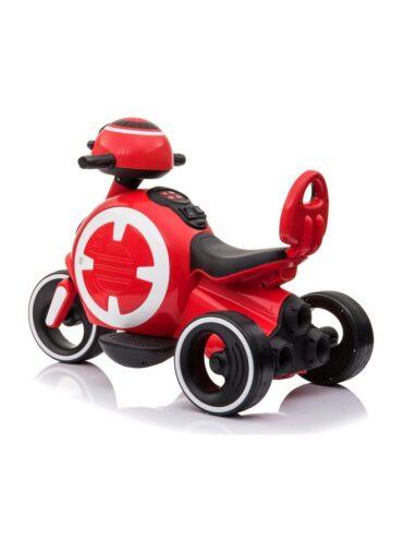 دراجة كهربائية للأطفال ثلاثية العجلات لون احمر / ابيض / اسود Cool Baby - Electric Ride-On Motorcycle - 2}