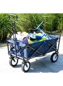 عربة تسوق ( قابلة للطي ) - أزرق   Foldable Outdoor Cart - SW1hZ2U6MzQ3NzYx
