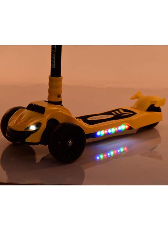 سكوتر ثلاثي العجلات ( قابل للطي ) - أصفر Cool Baby - Foldable Ride On Kick Scooter - SW1hZ2U6MzM4NTU4