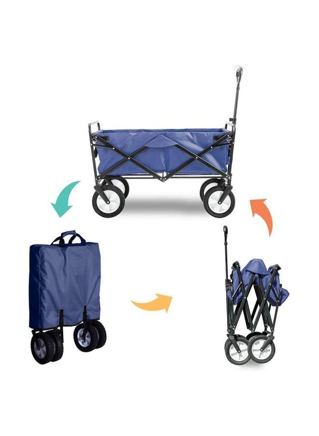 Cool Baby Foldable Heavy Duty Outdoor Trolley Blue/Black 85x48x26centimeter - SW1hZ2U6MzQyNjk3