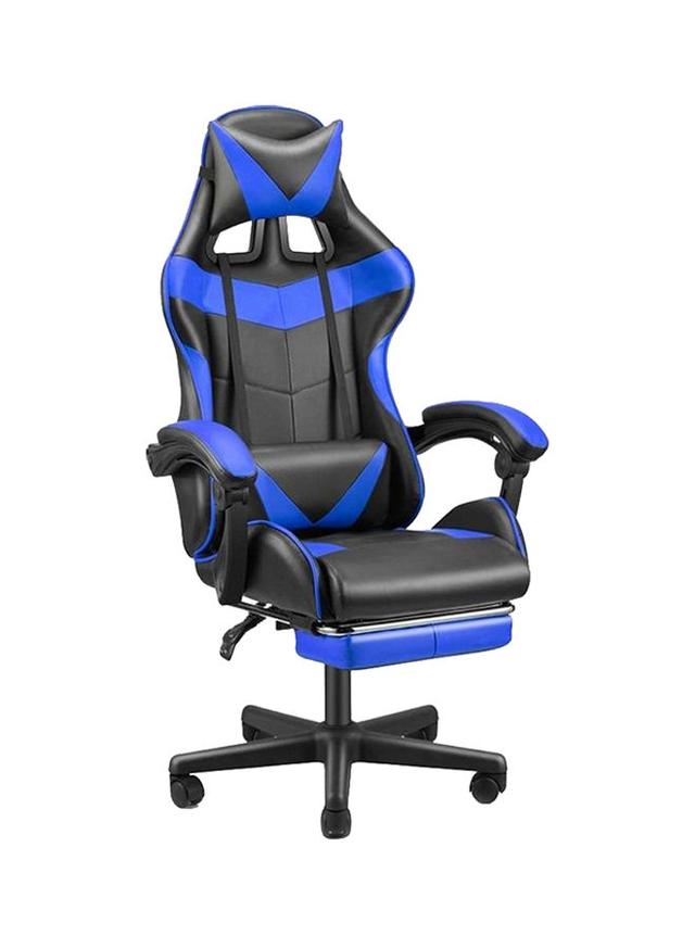 Cool Baby Ergonomically Designed Super Comfort High Back Office/Gaming Chair With Headrest Pillow, Lumbar Cushion And Retractable Footrest Blue/Black 83 x 33 x 58cm - SW1hZ2U6MzQ2NjQ3