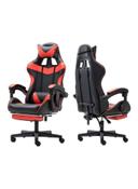 Cool Baby Ergonomically Designed Super Comfort High Back Office/Gaming Chair With Headrest Pillow, Lumbar Cushion And Retractable Footrest Red/Black 83 x 33 x 58cm - SW1hZ2U6MzQ2Njk2
