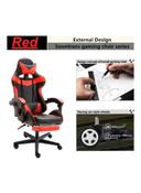 Cool Baby Ergonomically Designed Super Comfort High Back Office/Gaming Chair With Headrest Pillow, Lumbar Cushion And Retractable Footrest Red/Black 83 x 33 x 58cm - SW1hZ2U6MzQ2Njk4