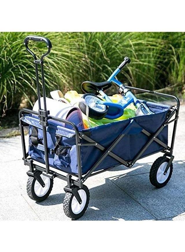 عربة تسوق ( قابلة للطي ) - ازرق Cool Baby - Folding Shopping Cart Trolley - SW1hZ2U6MzQyNjc1