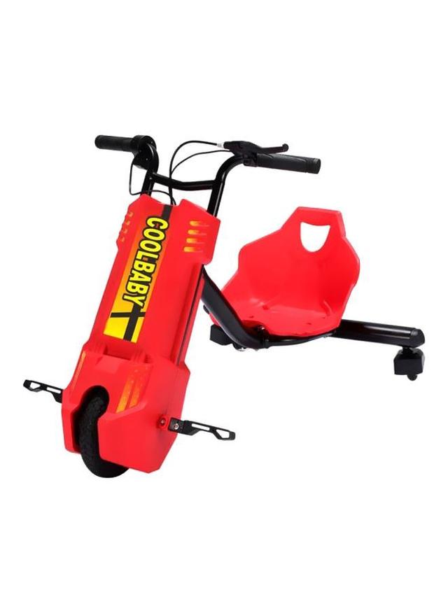 سكوتر كهربائي درفت ثلاثي العجلات للأطفال لون أسود / أحمر Cool Baby - Electric Drifting Scooter - SW1hZ2U6MzQwODU2