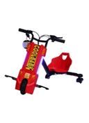 سكوتر كهربائي درفت ثلاثي العجلات للأطفال لون أسود / أحمر Cool Baby - Electric Drifting Scooter - SW1hZ2U6MzQwODYw
