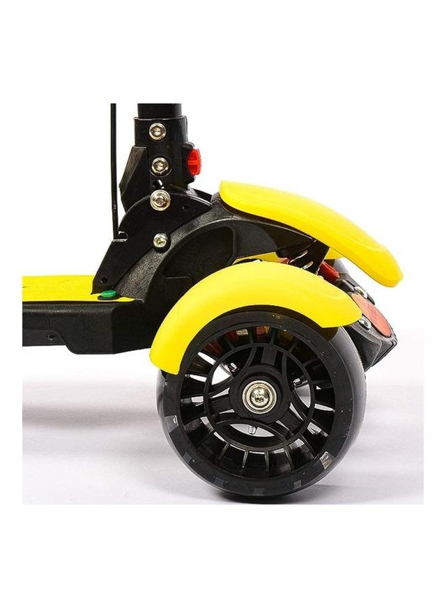 سكوتر للاطفال ثلاثي العجلات كهربائي - أصفر Cool Baby - Foldable LED Light Wheels Ride-On Scooter with Adjustable Height and Music - SW1hZ2U6MzM5MjYw