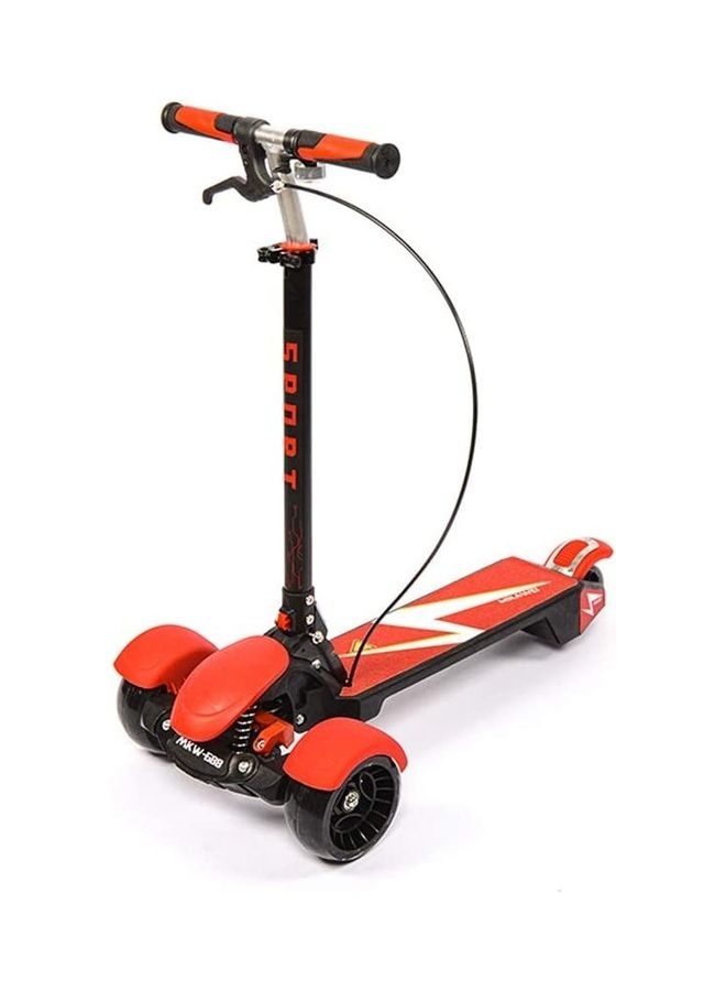 سكوتر ثلاثي العجلات كهربائي كوول بيبي - برتقالي Cool Baby Foldable LED Light Wheels Ride-On Scooter