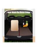 ثلاجة صغيرة للسيارة بسعة 4 ليتر Mini Portable Fridge for Car and Home 48 W CZBX13GoldXQQ - Cool baby - SW1hZ2U6MzQwNDAw