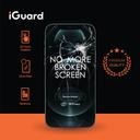 iGuard by Porodo 3D Privacy Glass Screen Protector for iPhone 13 / 13 Pro - Black - SW1hZ2U6MzM1OTEy