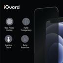 iGuard by Porodo 3D Privacy Glass Screen Protector for iPhone 13 / 13 Pro - Black - SW1hZ2U6MzM1OTE0