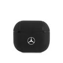 Mercedes-Benz Leather Case with Metal Logo for Airpods 3-black - SW1hZ2U6MzU3MjYw