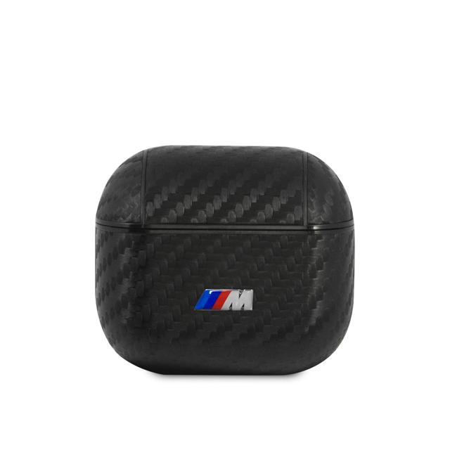 BMW M Collection PC PU Carbon Case with Metal Logo White for Airpods 3 - Black - SW1hZ2U6MzU1NTA4