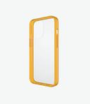 كفر ايفون شفاف مع حواف بلون ذهبي iPhone 13 Pro Clear Case Color من PANZERGLASS - SW1hZ2U6MzU4NzM2