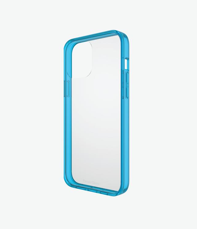 كفر ايفون شفاف مع حواف بلون أزرق iPhone 13 Pro Max Clear Case Color من PANZERGLASS - SW1hZ2U6MzU4NzU3