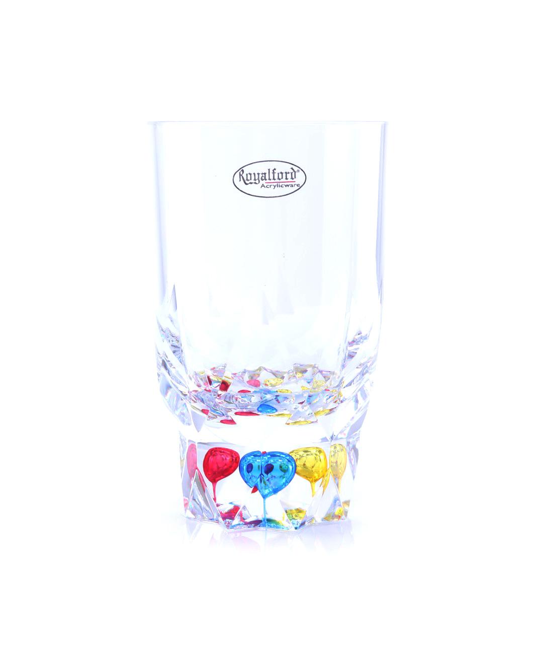 كأس زجاجي بقاعدة كريستال - 410 مل Acrylic Glass With Crystal Base - Royalford