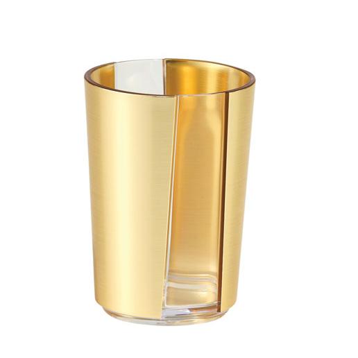 كأس زجاج أكريليك ذهبي 410 مل Royalford - 410Ml Gold Acrylic Glass - SW1hZ2U6NDA0MDU3