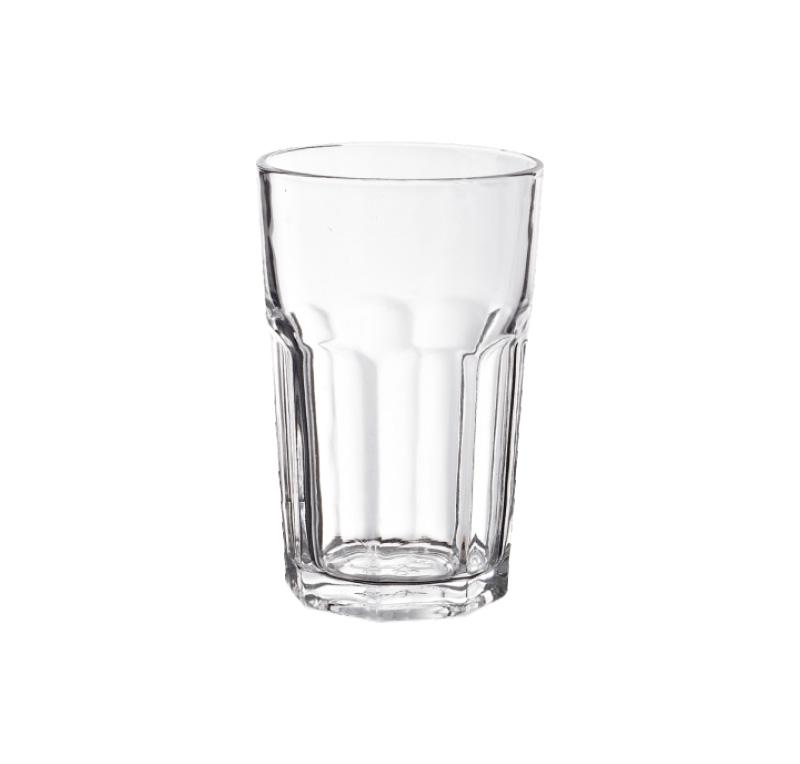 طقم كأس زجاجي - 6 قطع - كبير Glass Tumbler Set Water Drinking Glass - Royalford