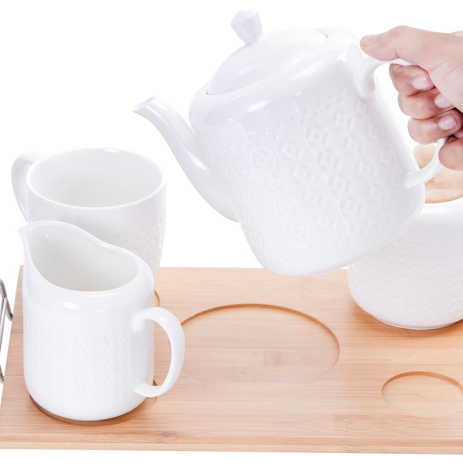 طقم فناجين شاي 6 قطعة | Royalford Porcelain Tea Set