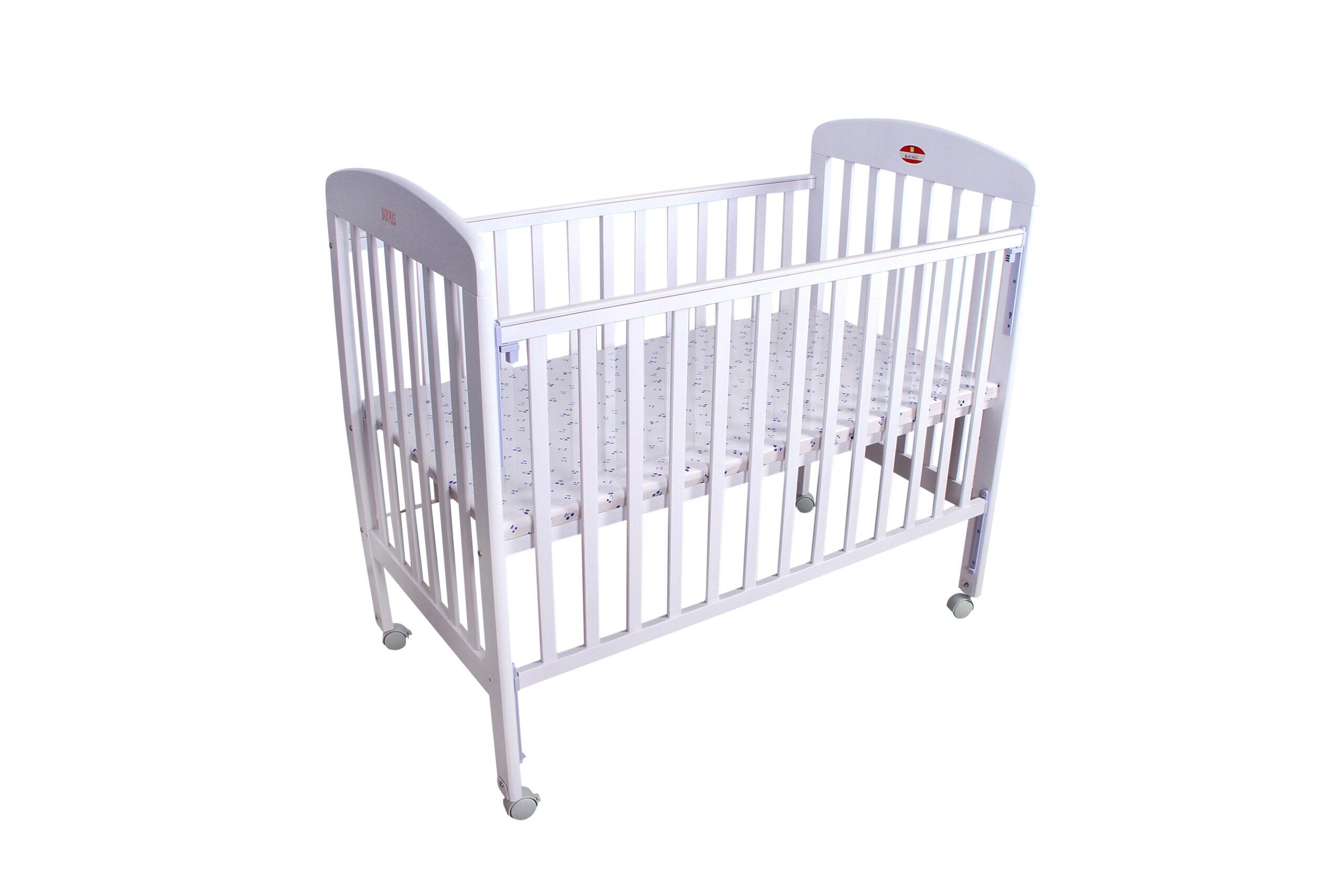 سرير للأطفال أبيض مع ناموسية Wooden Bed with Mosquito Net - Baby Plus - Baby Plus - cG9zdDo0MjIyMDQ=