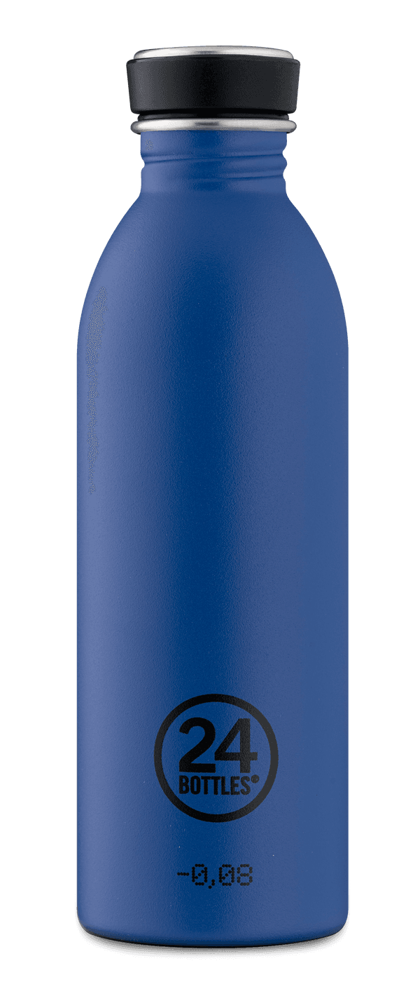 قنينة ماء معدنية - 1000 مل - أزرق -  URBAN Bottle (1 L) Lightest Insulated Stainless Steel Water Bottle, Eco-Friendly Reusable BPA - 24Bottles - SW1hZ2U6MzU4ODY3