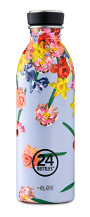 قنينة ماء معدنية - 500 مل - زهور ملونة - URBAN Bottle Floral (500ml) Lightest Insulated Stainless Steel Water Bottle, Eco-Friedly Reusable BPA - 24Bottles - SW1hZ2U6MzU4ODgx