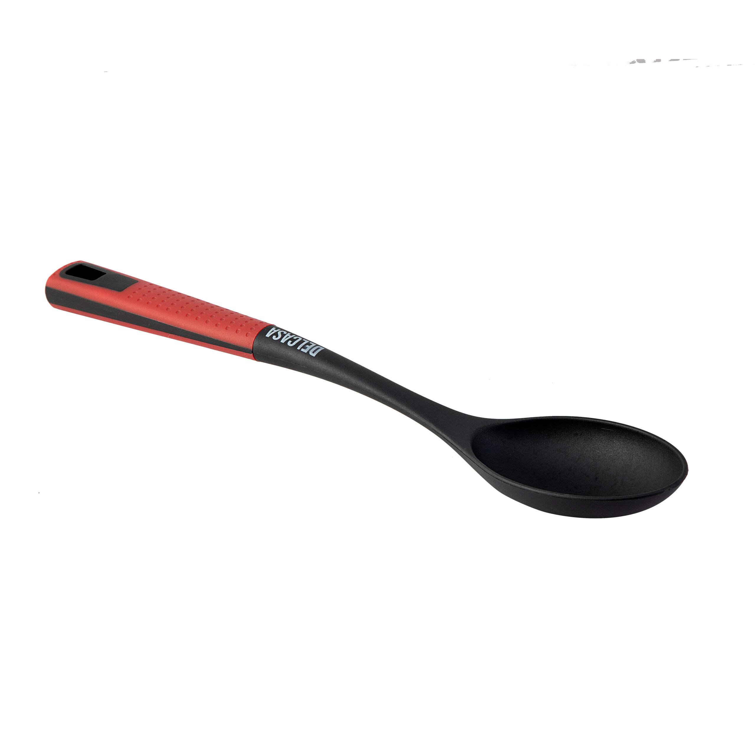 معلقة طعام (ملعقة طبخ) Delcasa Professional Nylon Cooking And Serving Spoon With Soft Grip Handle - cG9zdDo0MDE2NzU=
