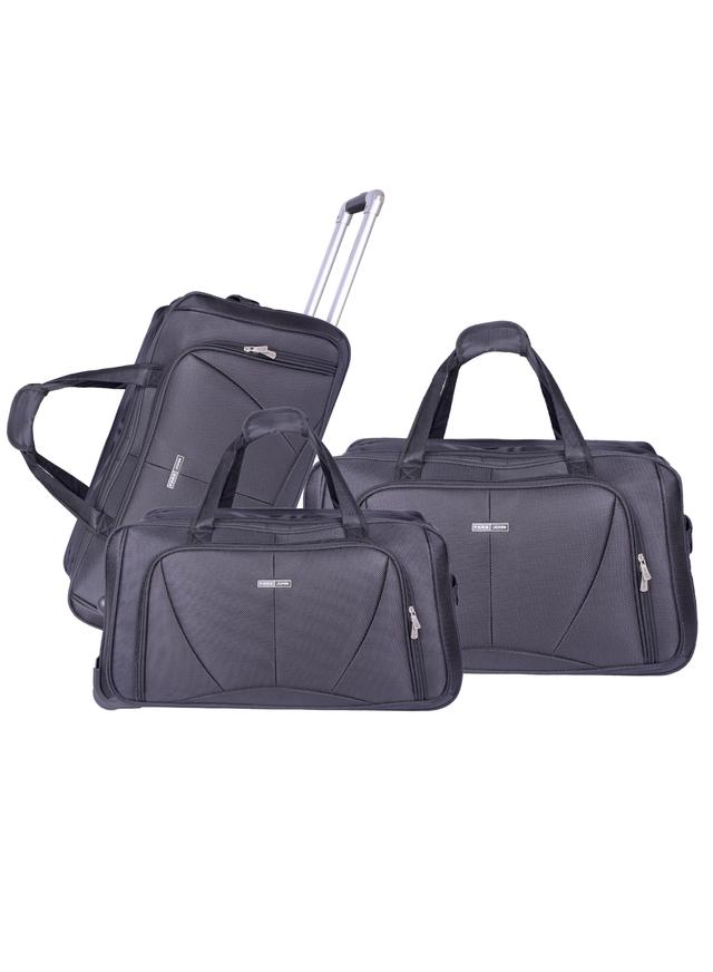 مجموعة شنط السفر لون رمادي 3Piece Duffle Bag Set /Travel Bag - Cabin Size Travel Duffel Bag - Holdall Duffle Carry Bag - PARA JOHN - SW1hZ2U6NDE5MTI0