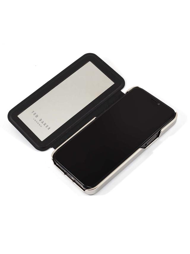 كفر سيليكون مع حافظة جلد iPhone 12 Mini Mirror Folio Case Elegant Book Case من Ted Baker - SW1hZ2U6MzU5MjE2