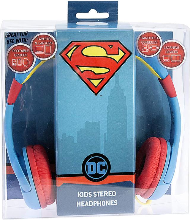 سماعات سلكية للأطفال On-Ear Junior Headphone Superman Man Of Steel - OTL - SW1hZ2U6MzU5MjM3