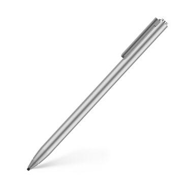 قلم آيباد بوضعين تشغيل وشحن مغناطيسي بلون فضي Dash 4 Fine Point Stylus - Universal Digital Pen for Apple and Android Devices - Adonit