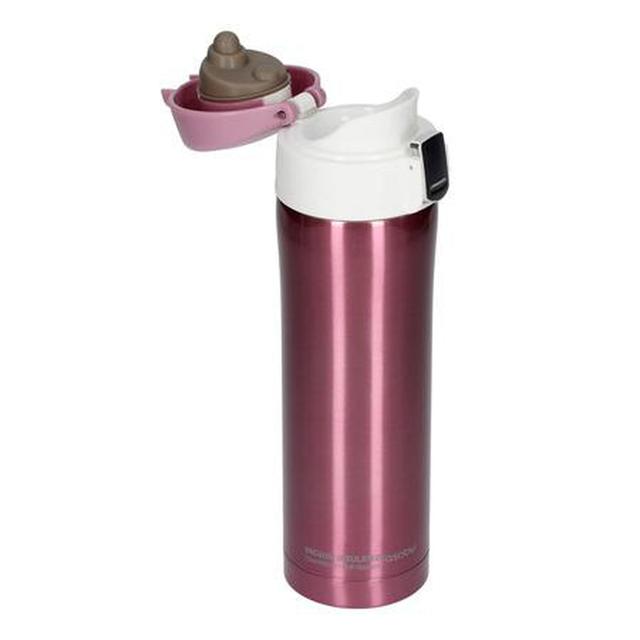 Asobu - Diva Insulated Vacuum Beverage Thermos Container - Pink White - SW1hZ2U6MzU5NTA2