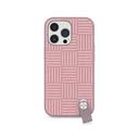 Moshi ALTRA Apple iPhone 13 Pro Case - AntiMicrobial Slim Shell Cover, Drop Protection, Detachable Wrist Strap w/ Snapto System, Wireless Pass-Through Charging Compatible - Pink - SW1hZ2U6MzYxODQz