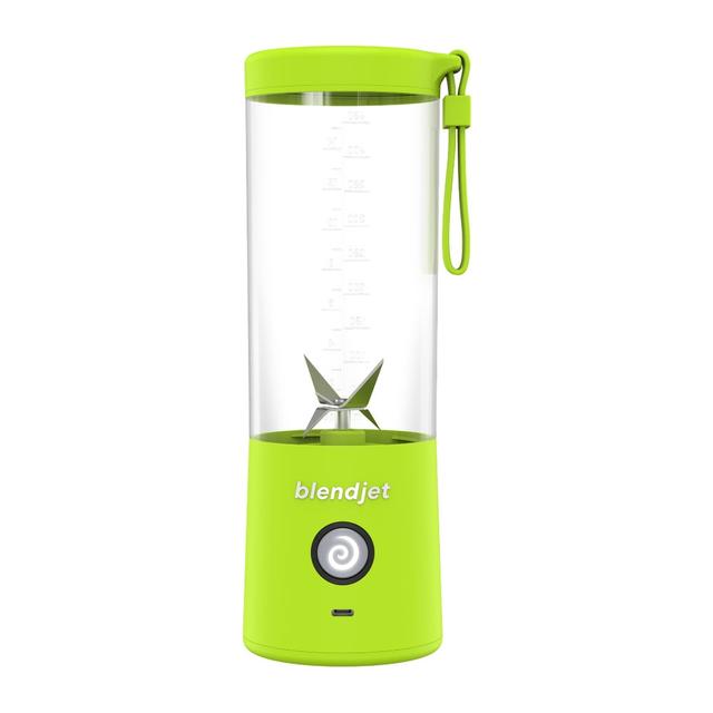 BLENDJET-V2 Portable Blender - World's Most Powerful Compact 16Oz Blender @22,000 RPM, 6 Stainless Steel Blades, Ice Crasher, USB-C Charging, Self Cleaning, Built-in Safety Feature, BPA Free - Lime - SW1hZ2U6MzU5NTk1
