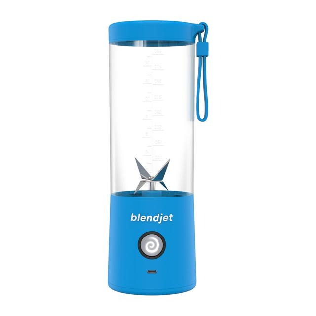 BLENDJET-V2 Portable Blender - World's Most Powerful Compact 16Oz Blender @22,000 RPM, 6 Stainless Steel Blades, Ice Crasher, USB-C Charging, Self Cleaning, Built-in Safety Feature, BPA Free - Ocean - SW1hZ2U6MzU5NjA5