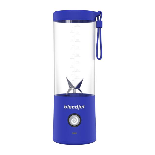 BLENDJET-V2 Portable Blender - World's Most Powerful Compact 16Oz Royal @22,000 RPM, 6 Stainless Steel Blades, Ice Crasher, USB-C Charging, Self Cleaning, Built-in Safety Feature BPA Free - Royal Blue - SW1hZ2U6MzU5NjM3