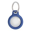Belkin Apple AirTag Secure Holder w/ Key Ring | Twist and Lock Design, Scratch Prototection for Apple AirTag |Easy Attachment in Bags, Purse, Pets - Blue - SW1hZ2U6MzU5NzI4