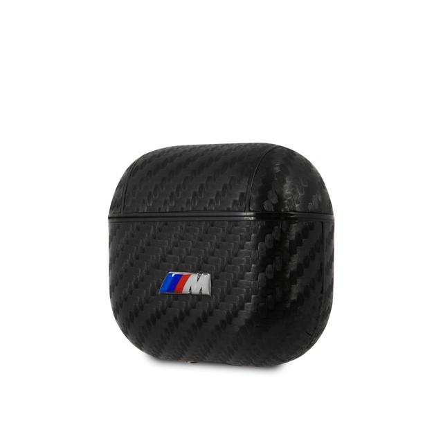 BMW M Collection PC PU Carbon Case with Metal Logo White for Airpods 3 - Black - SW1hZ2U6MzU1NTEy