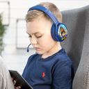 BuddyPhones ONANOFF Cosmos Plus Active Noise Cancellation Wireless Bluetooth headphone for Kids | Safe Volume w/ Study Mode 24 Hrs Battery Built-in Mic | Ajustable Foldable for e-Learning - Deep Blue - SW1hZ2U6MzU5ODY1