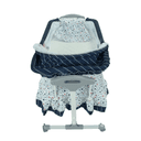 سرير أطفال مع ناموسية أزرق Baby Crib With Retractable Hood - Baby Plus - SW1hZ2U6NDIyMjcx