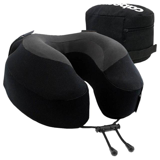 وسادة رقبة قابلة للتعديل مع حقيبة اسفنجية - أسود - Memory Foam Evolution S3 Pillow - Cabeau - SW1hZ2U6MzYwMTQz