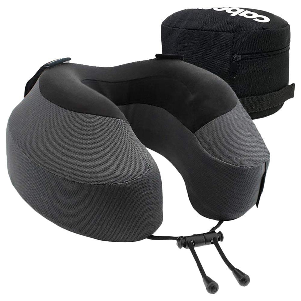 وسادة رقبة قابلة للتعديل مع حقيبة اسفنجية - معدني - Memory Foam Evolution S3 Pillow - Cabeau