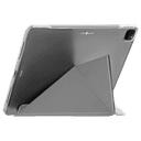 Case-mate Multi-Stand Case for Apple iPad Pro 11" 2021 3rd Gen|Folding Origami Folio Cover, Impact & Scratch Protection, Slim & Thin, See-Through Apple Logo - Gray - SW1hZ2U6MzYwMjYy