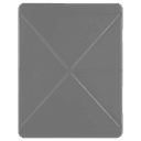 Case-mate Multi-Stand Case for Apple iPad Pro 11" 2021 3rd Gen|Folding Origami Folio Cover, Impact & Scratch Protection, Slim & Thin, See-Through Apple Logo - Gray - SW1hZ2U6MzYwMjY2