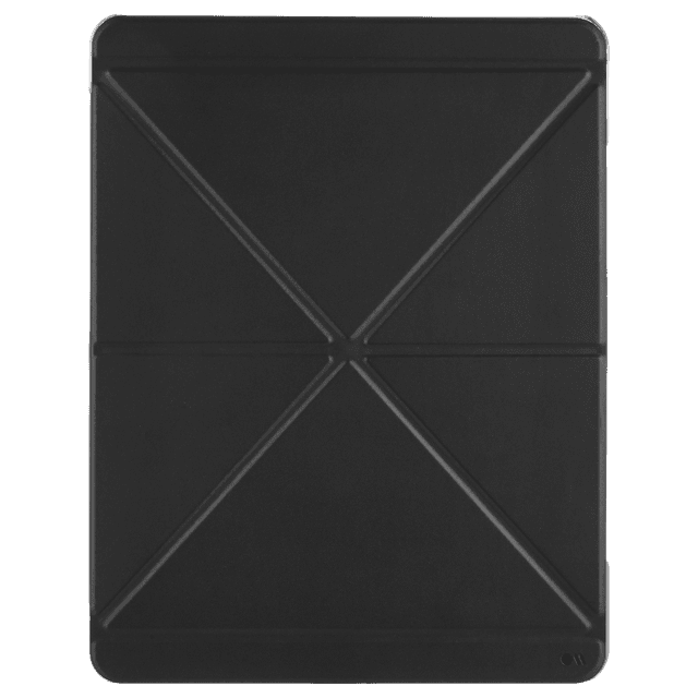 Case-mate Multi-Stand Case for Apple iPad Pro 11" 2021 3rd Gen|Folding Origami Folio Cover, Impact & Scratch Protection, Slim & Thin, See-Through Apple Logo - Black - SW1hZ2U6MzYwMjgw