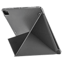 Case-mate Multi-Stand Case for Apple iPad Pro 12.9" 2021 5th Gen|Folding Origami Folio Cover, Impact & Scratch Protection, Slim & Thin, See-Through Apple Logo - Black - SW1hZ2U6MzYwMjg1