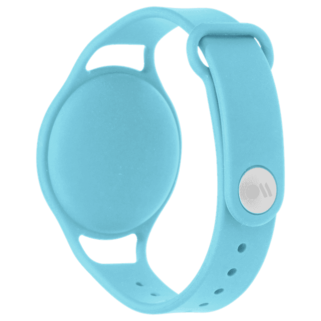 كفر سوار اير تاغ قابل للتعديل - أزرق -  Apple AirTag Kids Bracelet | Secures Most Wrist Size, Sweat and Water Resistant| - Case mate - SW1hZ2U6MzYwMzc2