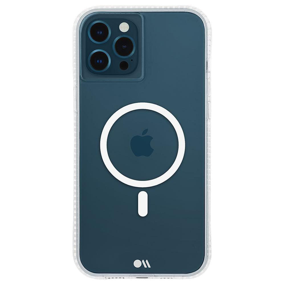 كفر موبايل مقاوم للصدمات بميزة magsafe لون شفاف case for iPhone 13 Pro Max - MagSafe and Antimicrobial - CASE-MATE