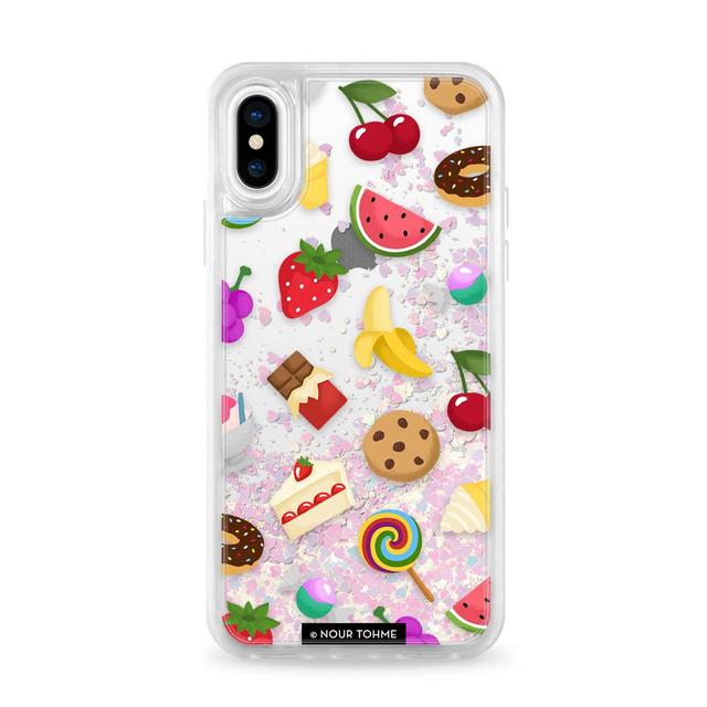 Casetify - Glitter Case Unicorn Sweet Emojis for iPhone XS/X - SW1hZ2U6MzYzNzgy