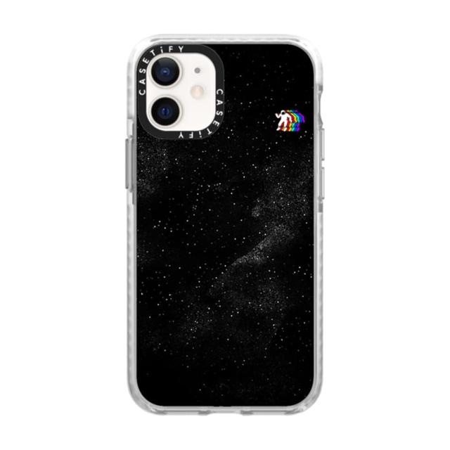 Casetify GRAVITY V2 Apple iPhone 12 Mini Case - 10 Ft. Ultra Impact Protection Shock Absorbing Cover, Anti-Microbial, Slim & LightWeight, Wireless & MagSafe Charging Compatible - Black - SW1hZ2U6MzYwNjMz